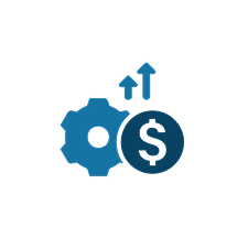 Cloud rising cost icon